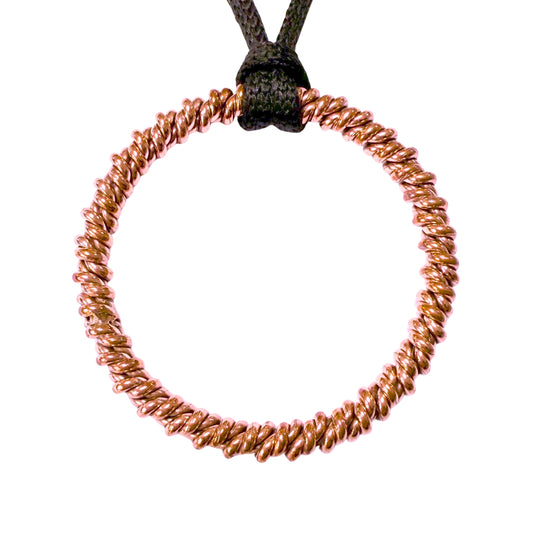 Sacred Cubit Tensor Ring Necklace