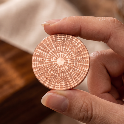 Pure Copper Imprint Disc